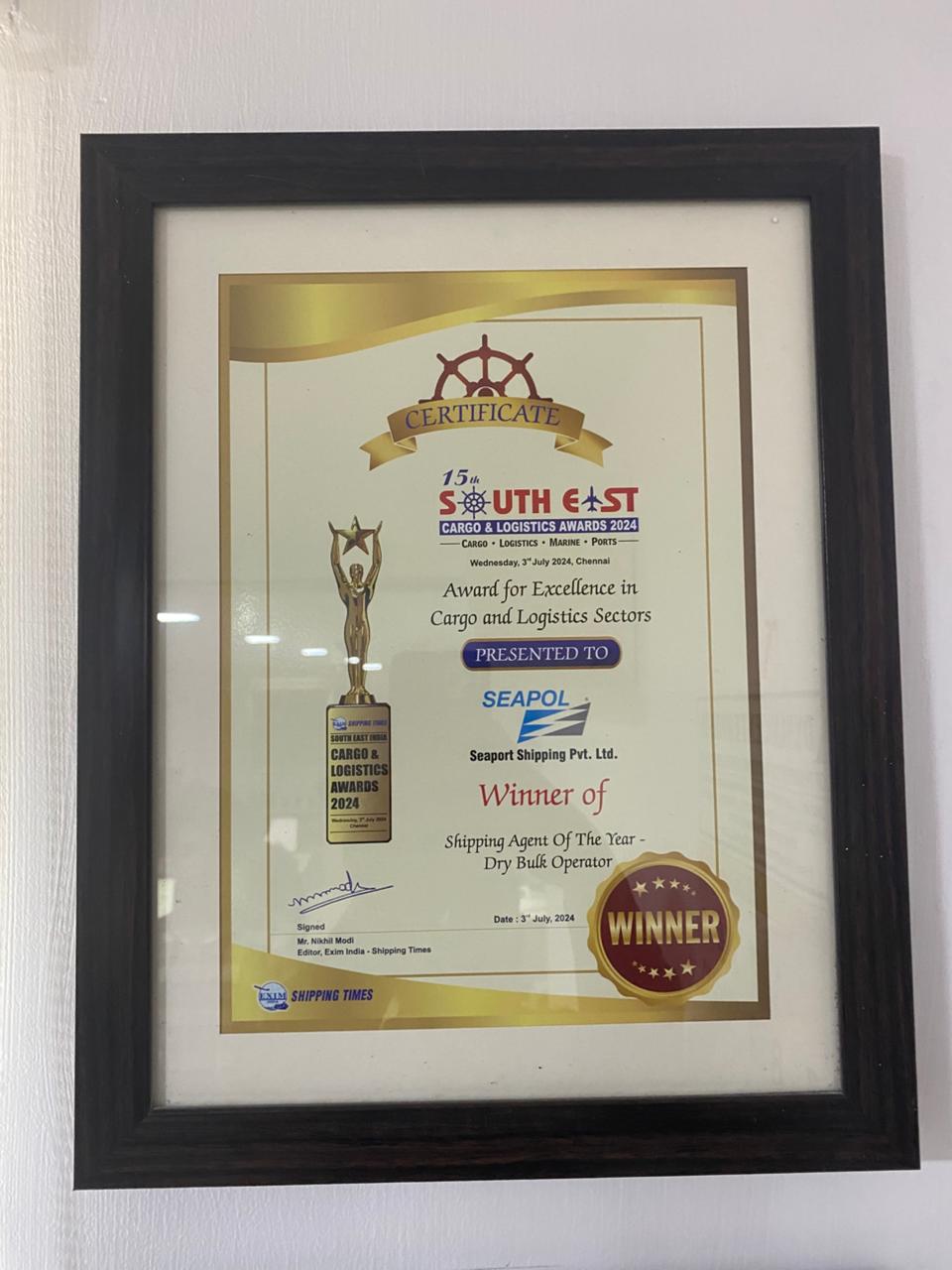 Seapol Award 6